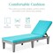 Best Choice Products Outdoor Lounge Chair, Resin Patio Chaise Lounger w/ Seat Cushion, 5 Positions